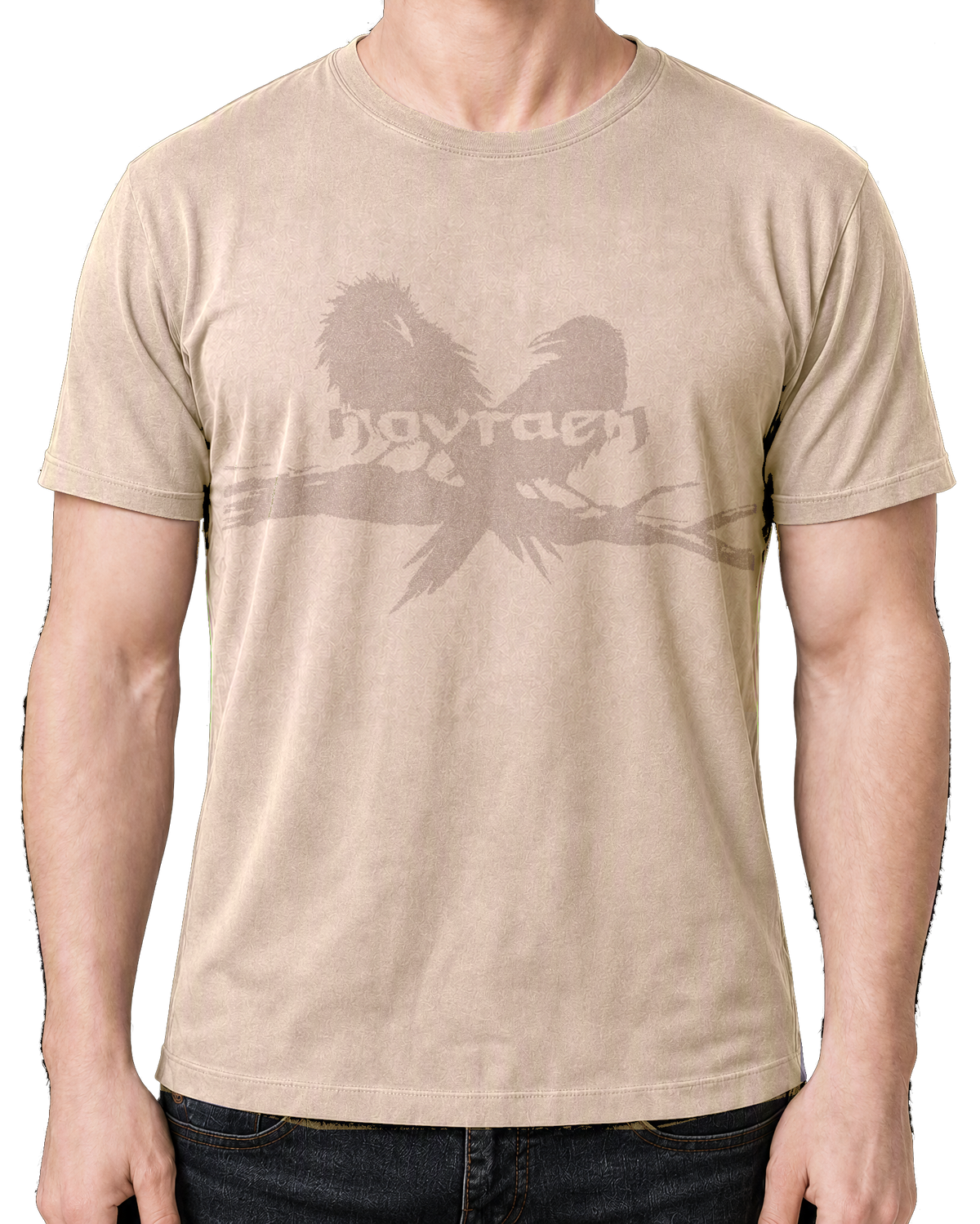 Thought and Memory Tee Beige